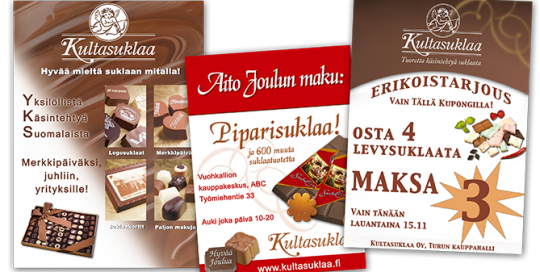 flyerit, mainokset, esitteet